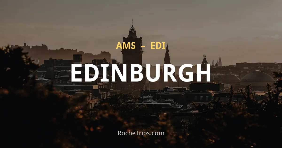 Edinburgh vanaf Amsterdam