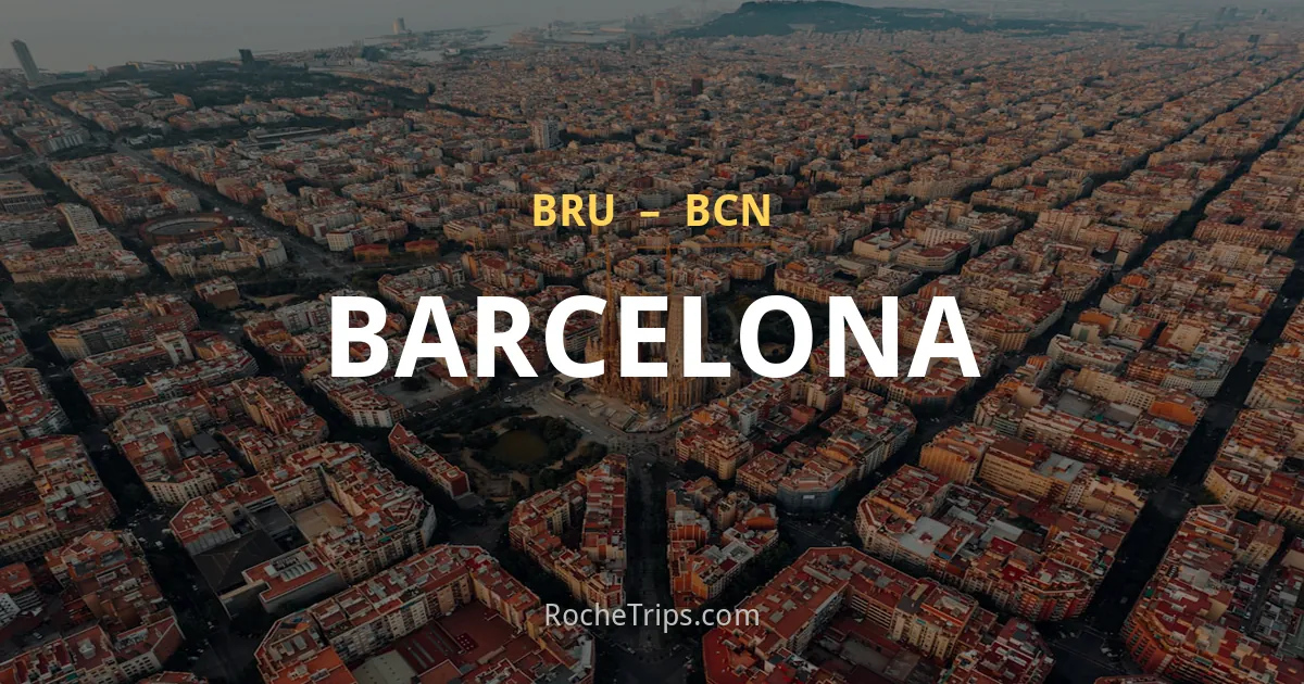 Barcelona vanaf Brussel