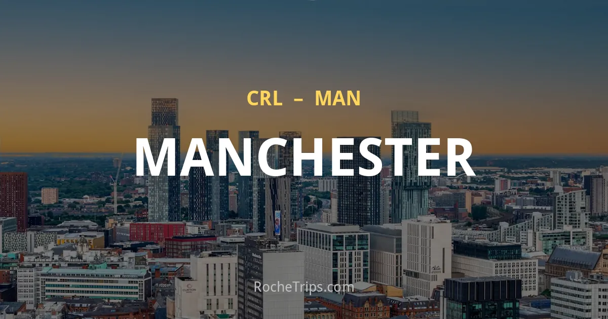 Manchester ab Brüssel-Charleroi