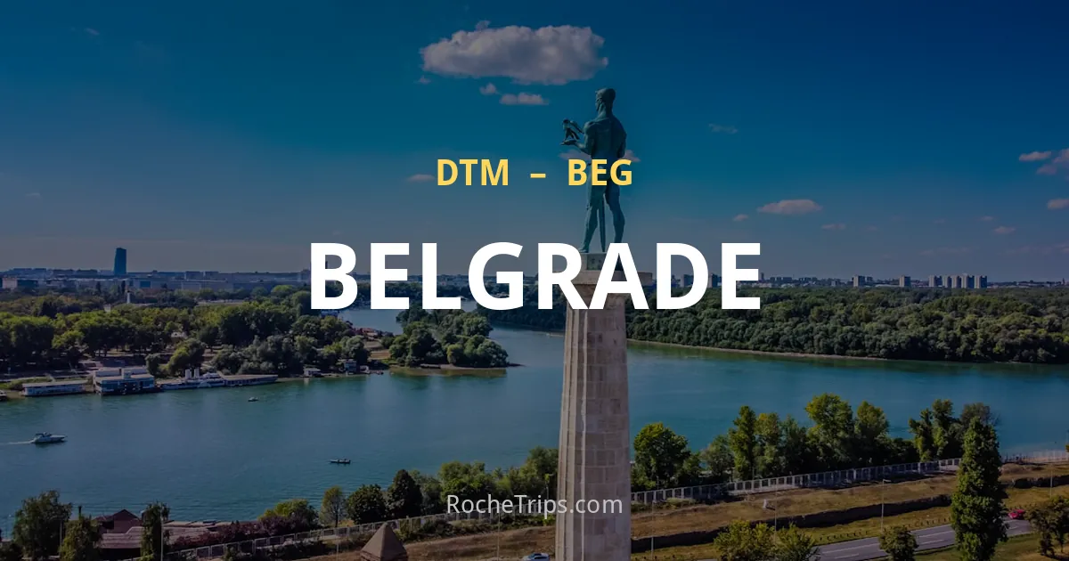 Belgrado vanaf Dortmund