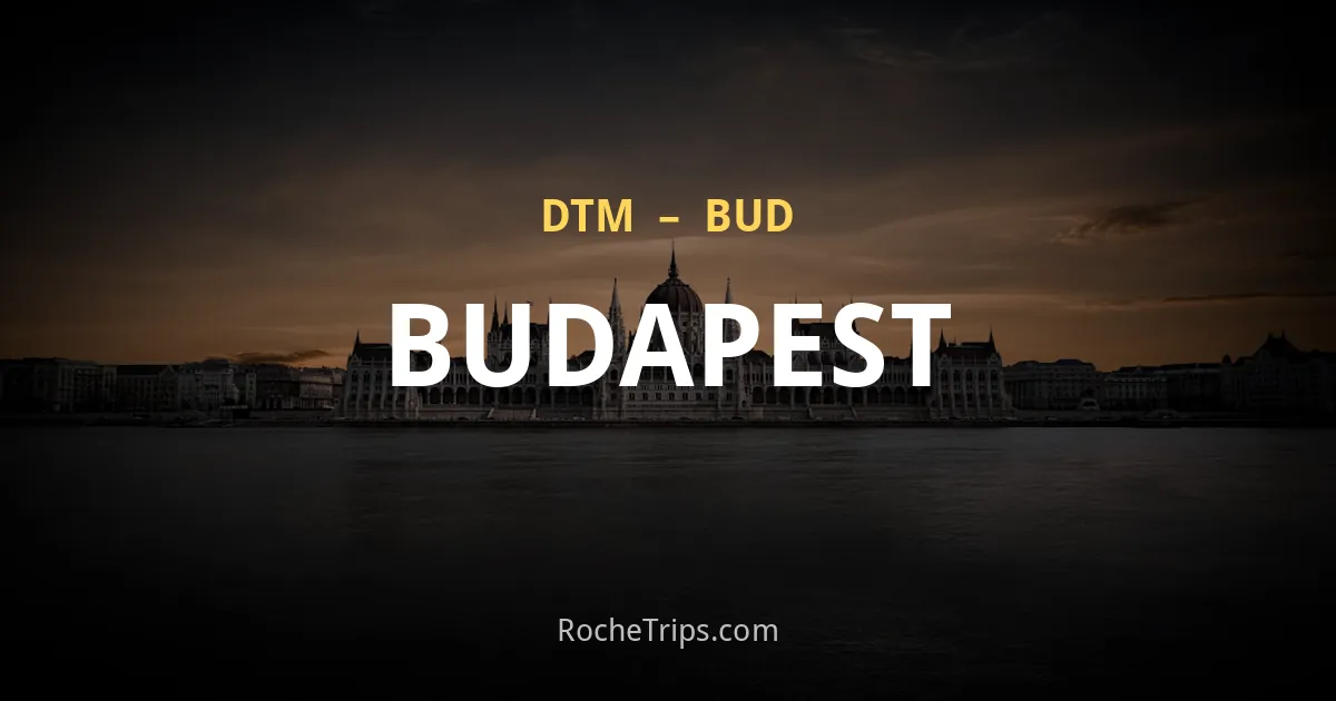 Boedapest vanaf Dortmund