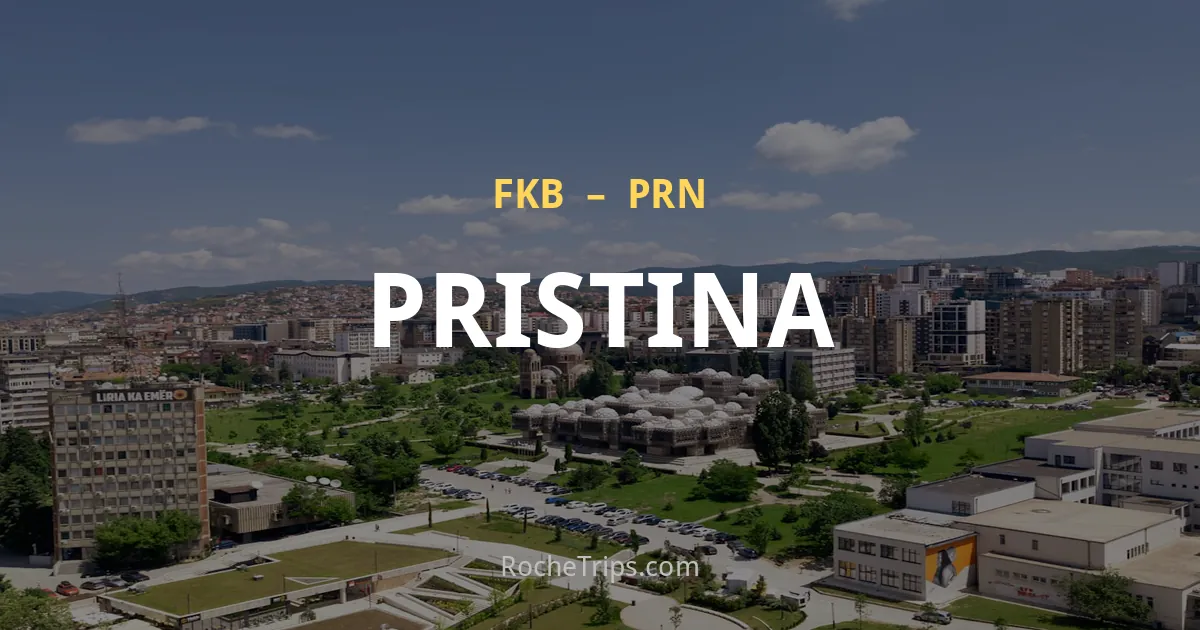 Pristina vanaf Karlsruhe-Baden-Baden