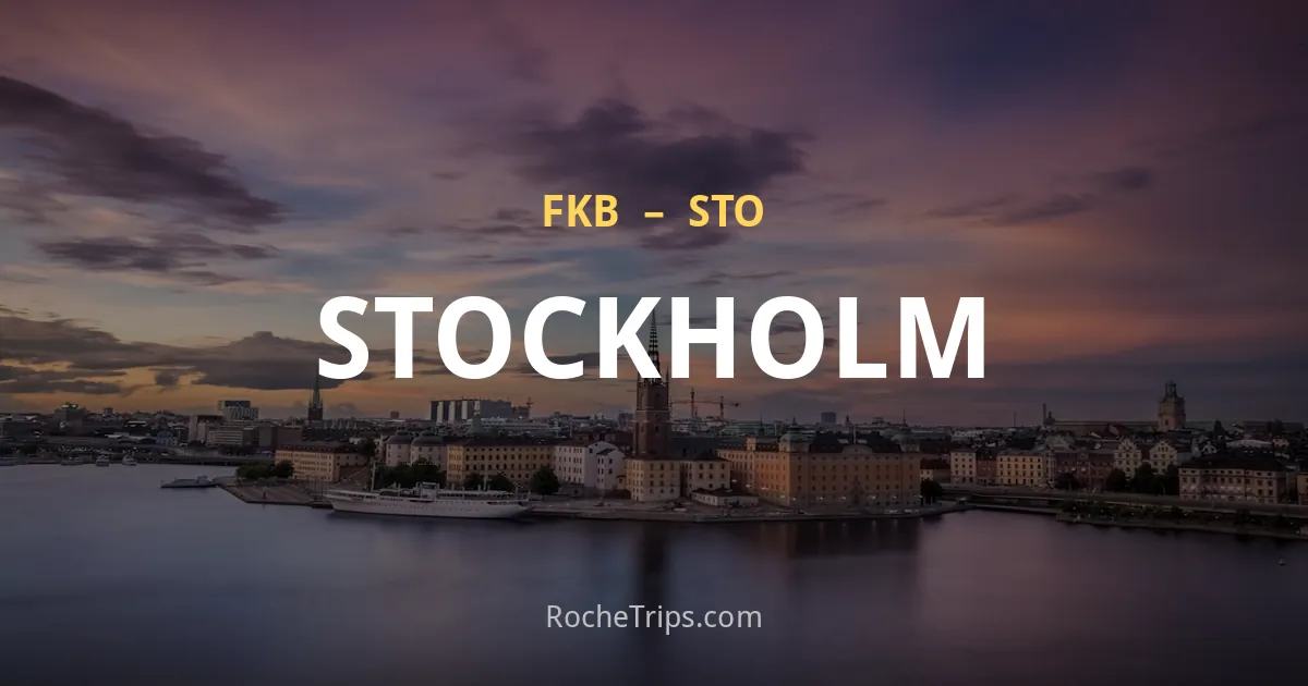 Stockholm ab Karlsruhe-Baden-Baden