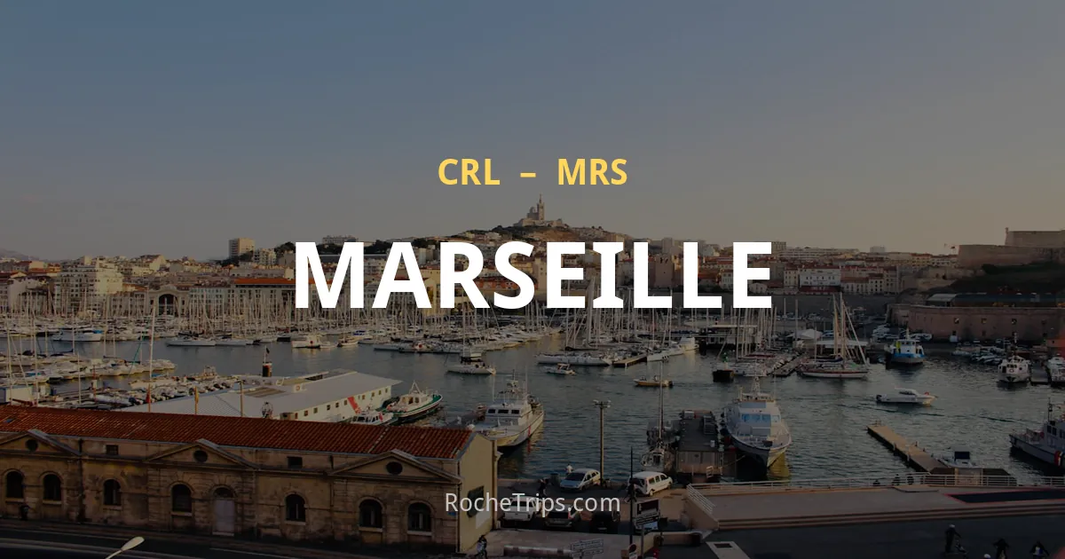 Marseille vanaf Brussel-Charleroi