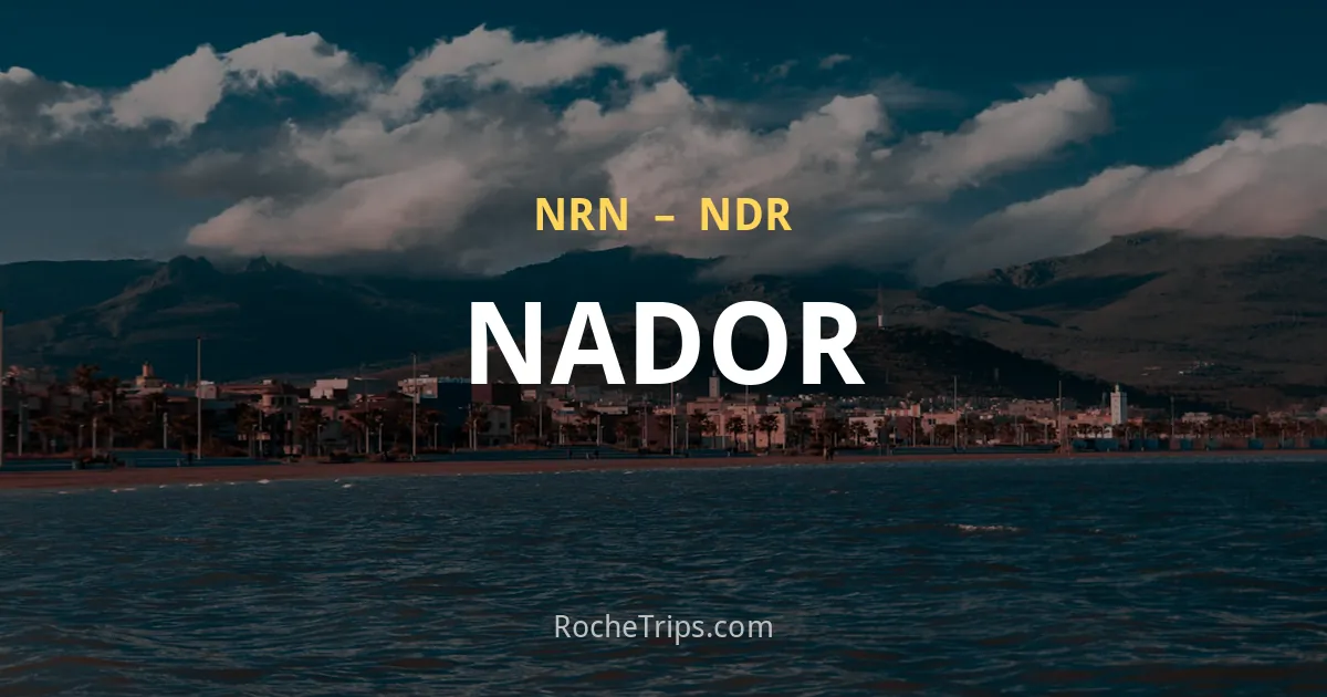 Nador vanaf Weeze