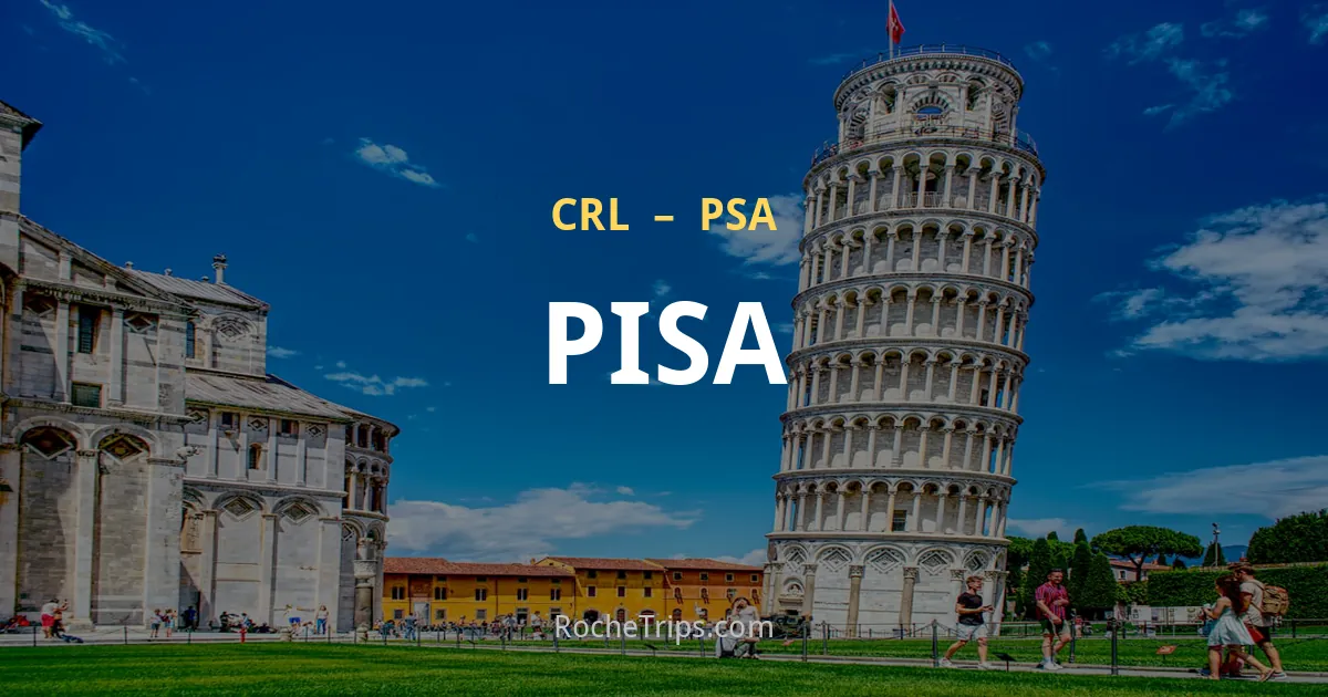 Pisa vanaf Brussel-Charleroi